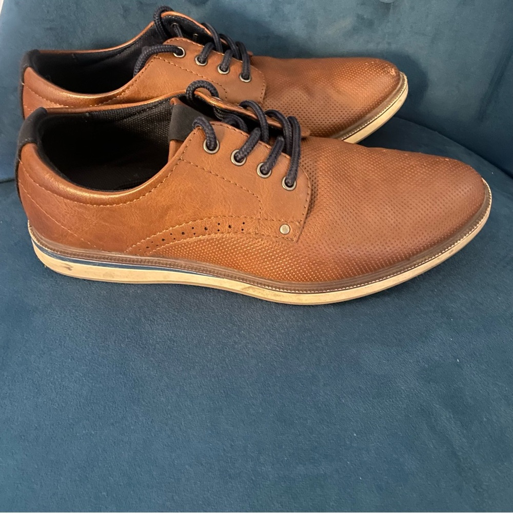 Boys Nordstrom Brown Dress Shoes